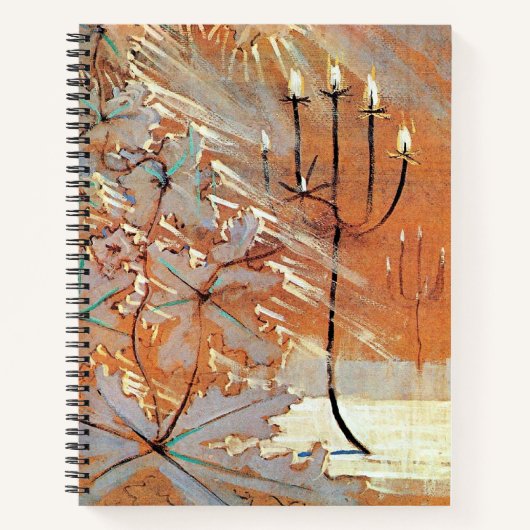 Wintergemälde (V) Notizblock (Vorderseite)