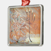 Wintergemälde (V), Ornament Aus Metall (Links)