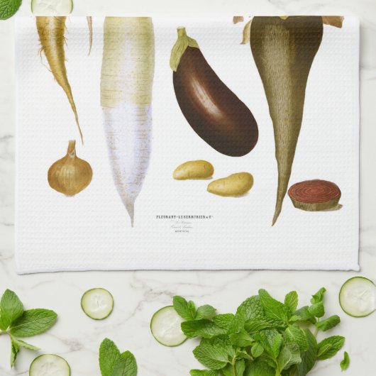Wintergemüse Küchentuch (Gefaltet)