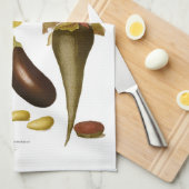 Wintergemüse Küchentuch (Viertel Falte)