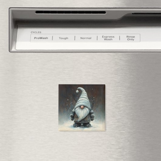 Wintergenom im Schneewald Magnet (In Situ (Geschirrspüler))