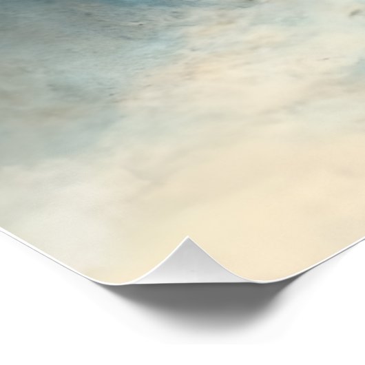 Wintergenom im Schneewald Poster (Ecke)