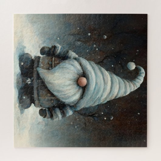 Wintergenom im Schneewald Puzzle (Horizontal)