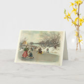 Wintergenuss im Central Park Karte (Gelbe Blume)