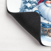 Wintergenuss Skifahren bei Sonnenschein Mousepad (Ecke)