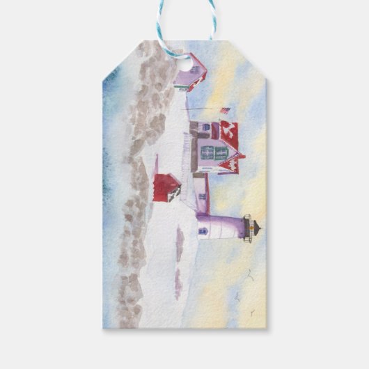 Wintergeschenk-Tag Geschenkanhänger (Vorderseite)