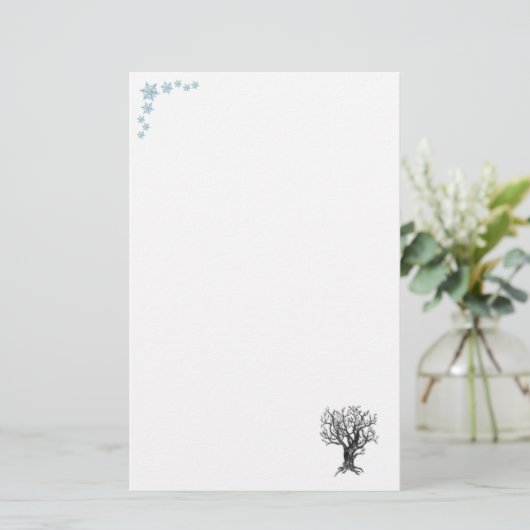 Wintergeschichten Briefpapier (Stehend Vorderseite)