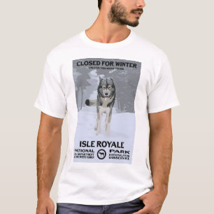 Wintergeschlossen - Nationalpark Isle Royale T-Shirt