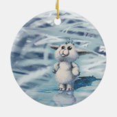 Wintergeschöpf Keramikornament (Hinten)