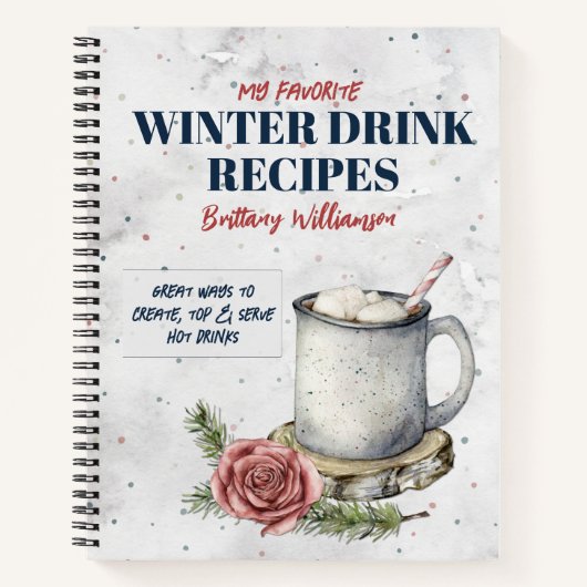 Wintergetränke Rezept Buch (Vorderseite)