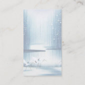 Wintergewinnkarte Platzkarte (Rückseite)