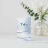 Wintergewinnkarte Platzkarte (Stehend Vorderseite)