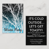 Winterghost-Party Visitenkarte (Vorne/Hinten)