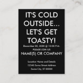 Winterghost-Party Visitenkarte (Rückseite)