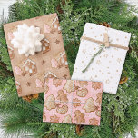 Wintergingerbrot Niedlich Stars Spaß Weihnachten Geschenkpapier Set<br><div class="desc">Ein Trio von Designs für Ihre Geschenke. Dieses Set enthält ein Trio von Gingerbread-Designs. Sehen Sie sich unsere komplette Produktreihe der Geschenkverpackungen in unserem Zazzle-Shop an.</div>