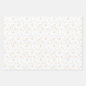 Wintergingerbrot Niedlich Stars Spaß Weihnachten Geschenkpapier Set (Vorderseite 2)