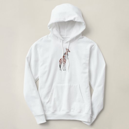 Wintergiraffe Hoodie (Design vorne)