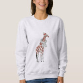 Wintergiraffe plus Sweatshirt (Vorderseite)