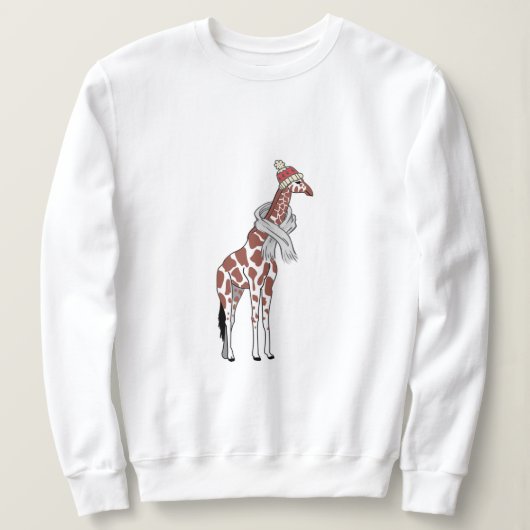 Wintergiraffe plus sweatshirt (Design vorne)