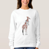 Wintergiraffe plus sweatshirt (Vorderseite)