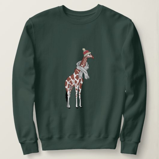 Wintergiraffe Sweatshirt (Design vorne)