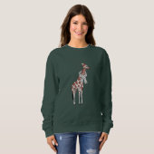 Wintergiraffe Sweatshirt (Vorne ganz)