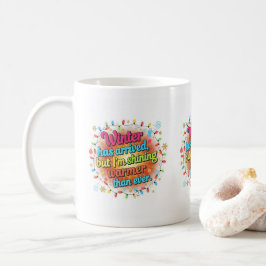 Winterglanz – Warme und strahlende Feiertage Kaffeetasse