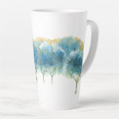Wintergletscherblauer Latte-Tasse Milchtasse (Rechte Ecke)