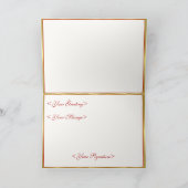 Winterglocken - Danke (Innenseite)