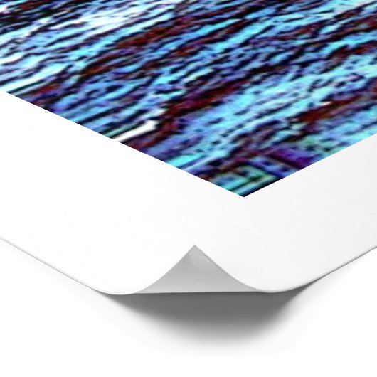 Winterglühkunst Poster (Ecke)