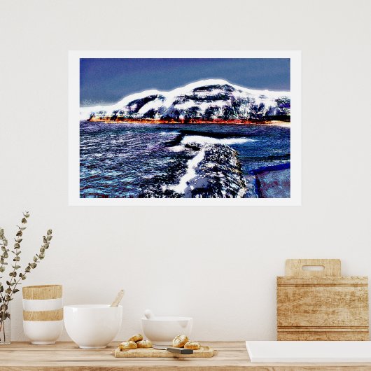 Winterglühkunst Poster (Küche)