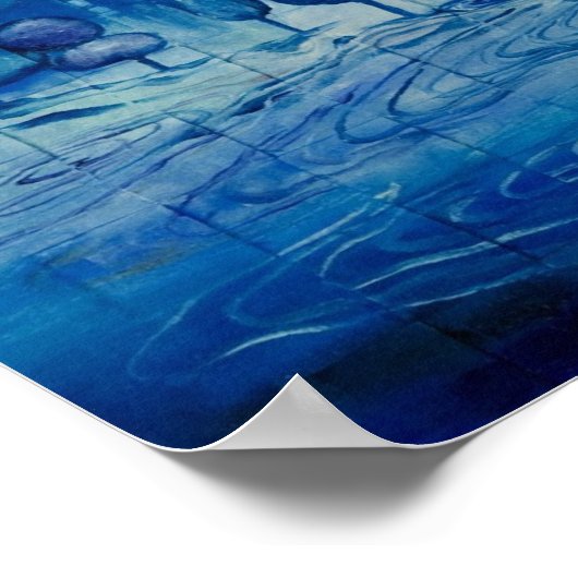 Winterglühplakat Poster (Ecke)