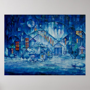 Winterglühplakat Poster