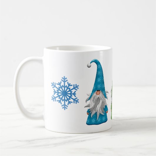 Wintergnomes-Tasse Kaffeetasse (Links)
