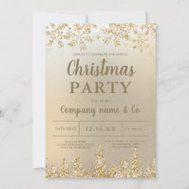 Wintergoldkiefer - Gletscher Weihnachten Einladung