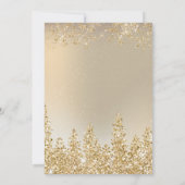 Wintergoldkiefer - Gletscher Weihnachten Einladung (Rückseite)