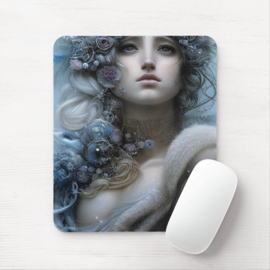 Wintergöttin Mousepad (Mit Mouse)