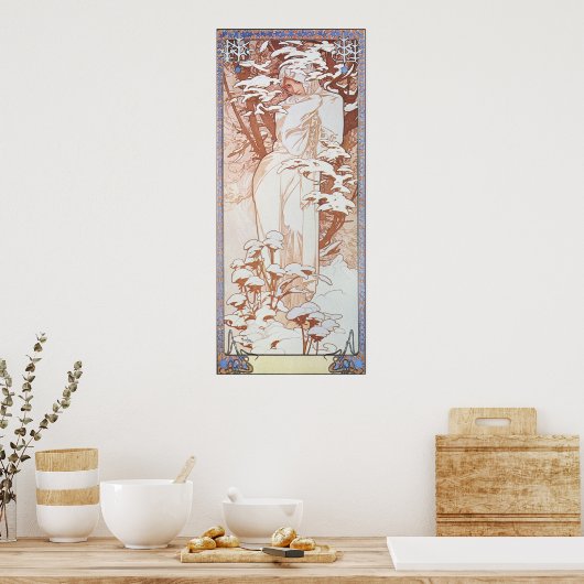 Wintergöttin Poster (Küche)