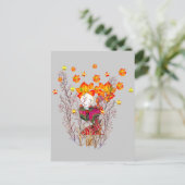 Wintergöttin Postkarte (Stehend Vorderseite)