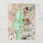 Wintergöttin Postkarte (Vorderseite)