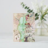 Wintergöttin Postkarte (Stehend Vorderseite)