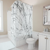 Wintergras im Schnee Duschvorhang (Beispiel)