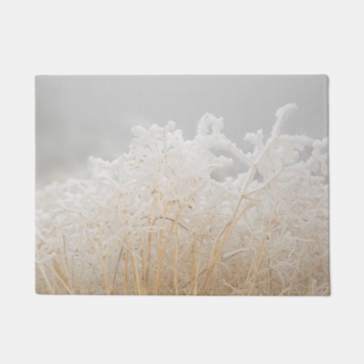 Wintergräser mit Raureif Fußmatte (Vorderseite)