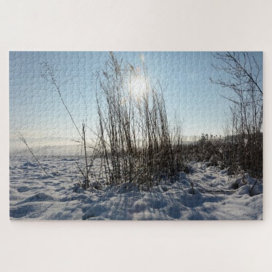 Wintergräser - puzzle (Horizontal)