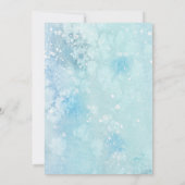 Wintergrasmücken Einladung (Rückseite)