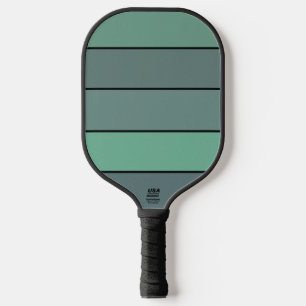Wintergraue und graue Streifen auf Aquarellpapier Pickleball Schläger