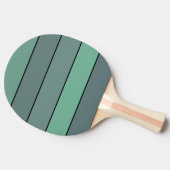 Wintergraue und graue Streifen auf Aquarellpapier Tischtennis Schläger (Seitenansicht)