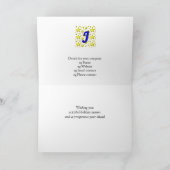 Wintergreetings Feiertagskarte (Innenseite)