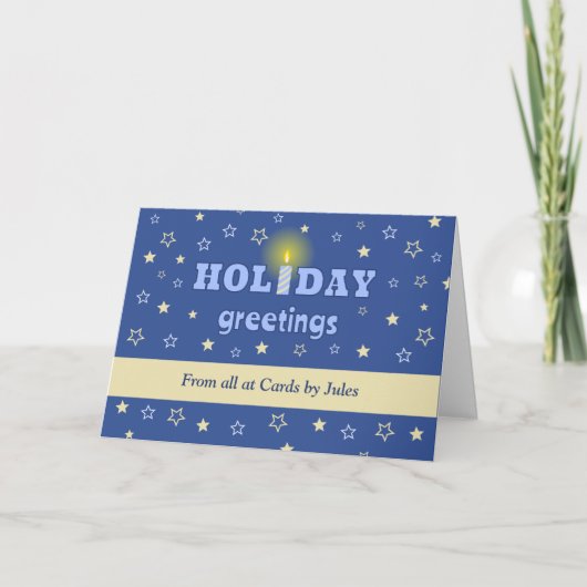 Wintergreetings Feiertagskarte (Vorderseite)