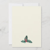 Wintergrün Einladung Hochzeit (Rückseite)